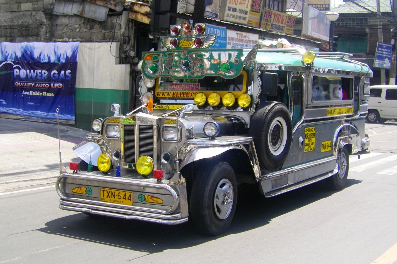 An image of a jeepney in the Philippines